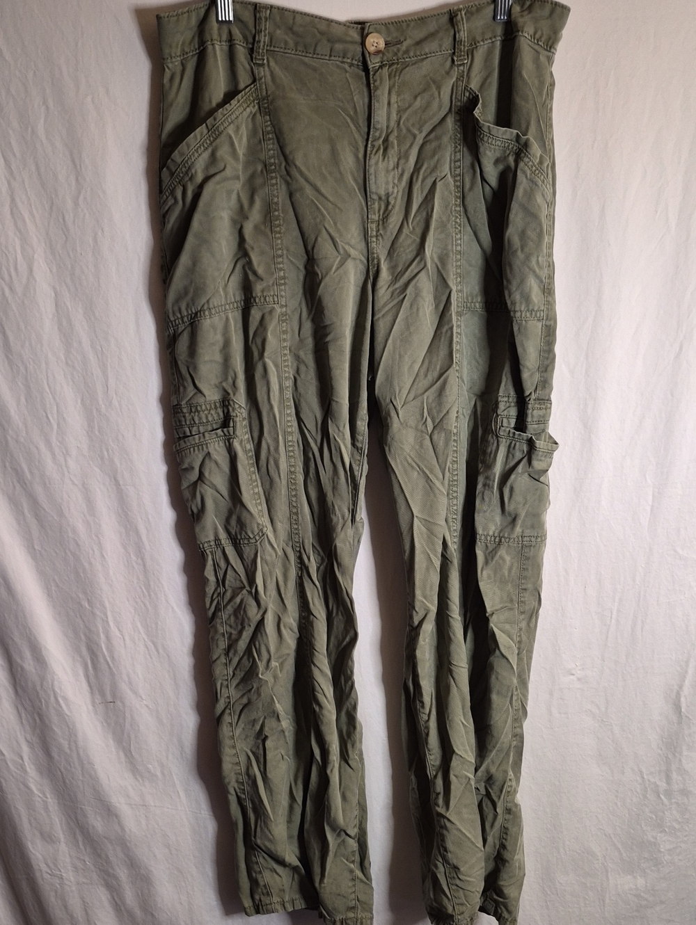 Maurices Olive Green Straight Leg Utility Pants